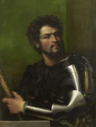 Retrato de un hombre en armadura